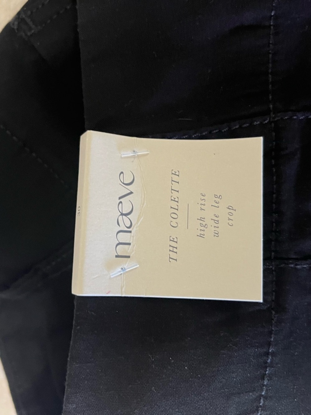 Maeve The Colette High Rise Wide Leg Crop Pant NWT - Picture 7 of 7